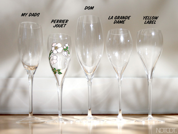 A History of Champagne Glasses (NOTCOT)