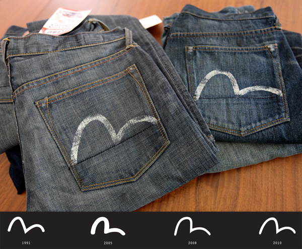 jeans pocket logos