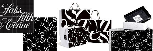 Saks Fifth Avenue Brand Identity, Pentagram Design